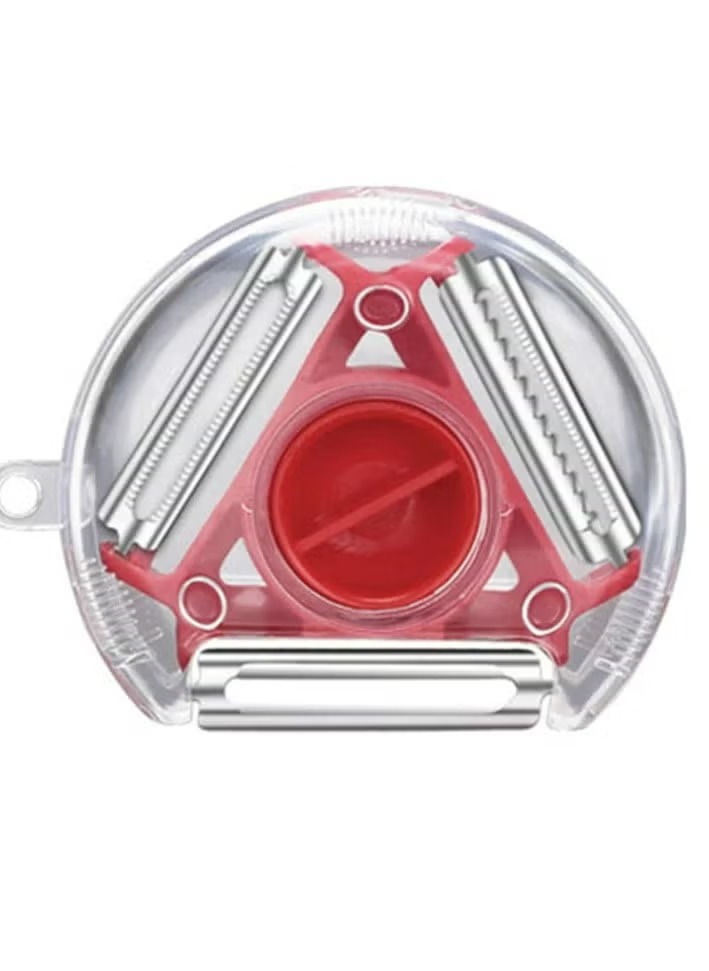 Portable 3 in 1 Cutter : Peeler Slicer Shredder