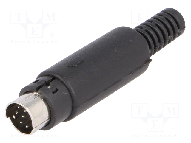 Mini DIN Connector : 8 Pin : Soldering