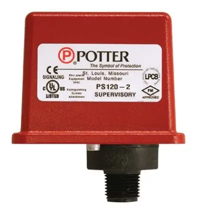 Supervisory Pressure Switch : PS120-2 : 1341204 : Potter